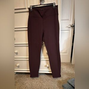 Athleta Women's Straight Leg Pants - Dark Burgundy